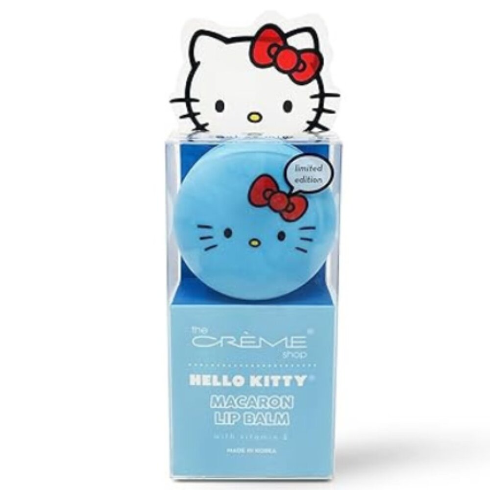 The Creme Shop x Hello Kitty - Macaron Lip Balm - Cool As Mint .26oz Korean Skin